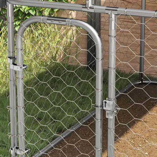 vidaXL Hondenkennel voor buiten met dak 600x300x150 cm