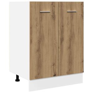 vidaXL Onderkast Lyon 60x46x81,5 cm bewerkt hout artisanaal eikenkleur