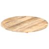 vidaXL Tafelblad rond 15-16 mm 50 cm massief mangohout