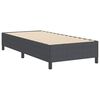 vidaXL Boxspringbed Donkergrijs 90 x 200 cm Fluweel