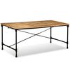 vidaXL Eettafel 180 cm massief mangohout