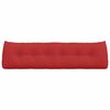 vidaXL Rugkussen Rood 180 x 24 x 50 cm Stof