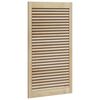 vidaXL Kastdeur 2 pcs Naturel 110 x 2,1 x 59,5 cm Massief grenenhout