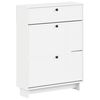 vidaXL Schoenenkast EDE 78 x 24 x 103 cm Bewerkt hout Wit