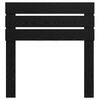 vidaXL Hoofdbord Zwart Eiken 100 cm Bewerkt hout