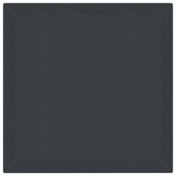 vidaXL Tuin Eetset 3 pcs Antraciet Polypropyleen