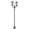 vidaXL Tuinverlichting 68 x 20 x 235 cm Aluminium en Glas