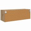 vidaXL Wandkast Artisan Eiken 102 x 37 x 35 cm Bewerkt hout
