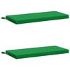vidaXL 2-delige Bankkussens SOEST 2 st 100% Polyester Groen