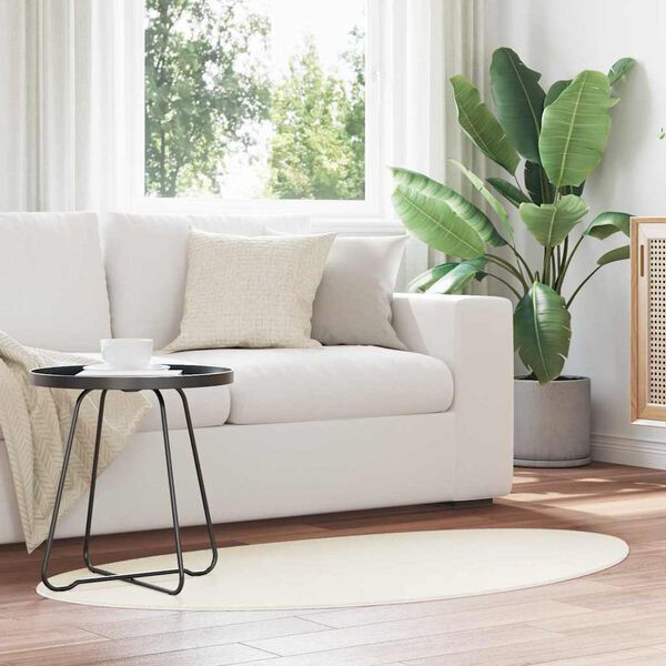 vidaXL Vloerkleden HUARTE Cr&egrave;me 160 x 230 cm Polyester