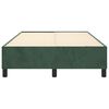 vidaXL Boxspring bed 120x200 cm fluweel donkergroen