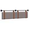 vidaXL Hangend hoofdbord Taupe Antiek PU