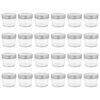 vidaXL Jampotten met zilverkleurige deksels 24 st 110 ml glas