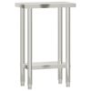 vidaXL Keukenwerktafel 55x30x85 cm roestvrij staal