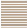 vidaXL Zebra Blind 150x100 cm stofbreedte 145,9 cm polyester zandbruin