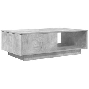vidaXL Salontafel Beton Grijs 95 x 55 x 31 cm Bewerkt hout