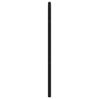 vidaXL Hoofdbord metaal zwart 75 cm