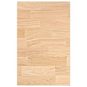 vidaXL Keuken werkblad rechthoekig 40x63,5x2,7 cm massief eikenhout