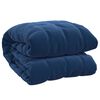 vidaXL Verzwaringsdeken 200x220 cm 13 kg stof blauw