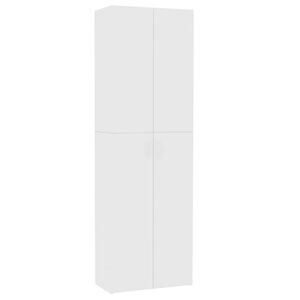 vidaXL Kantoorkast 60x32x190 cm bewerkt hout wit