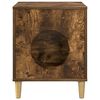 vidaXL Kattenhuis Gerookt eiken 42,5 x 40 x 53 cm Bewerkt hout