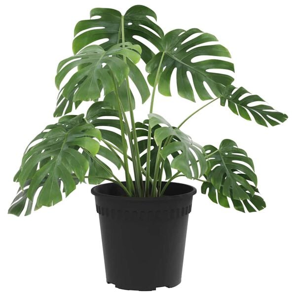 vidaXL Ronde Bloempot 24 pcs Zwart &Oslash; 19 x 16 cm Kunststof