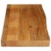 vidaXL Tafelblad met natuurlijke rand 120x20x3,8 cm massief mangohout