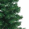 vidaXL Hoek Kunstkerstboom met 150 LED Groen 120 cm PVC en Metaal