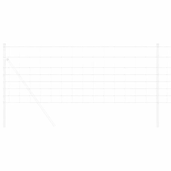 vidaXL Weidehekwerk Zilver 25 x 0,8 m Gegalvaniseerd staal