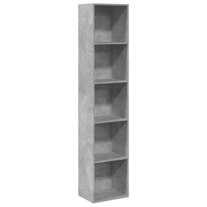 vidaXL Boekenkast 40x30x189 cm bewerkt hout betongrijs