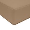 vidaXL Buiten bankkussen 2 pcs Taupe Polyester