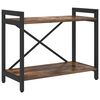 vidaXL Boekenkast 60 x 30 x 50 cm Bewerkt hout Gerookt eiken