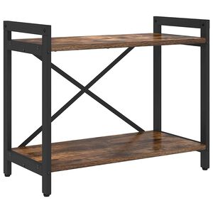 vidaXL Boekenkast 60 x 30 x 50 cm Bewerkt hout Gerookt eiken