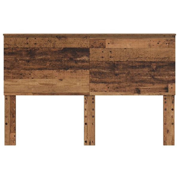vidaXL Hoofdbord met hoofdeinde Oud Hout 150 cm Bewerkt hout