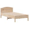 vidaXL Bedframe zonder matras massief grenenhout 75x190 cm