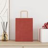 vidaXL Papieren zakken 50 st met hengsels 21x11x28 cm rood
