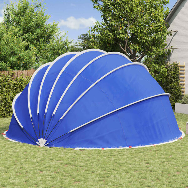 vidaXL Pooldome Groen 592 x 590 x 275 cm 185T polyester met PU-coating