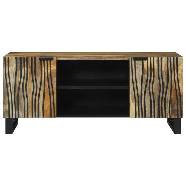 vidaXL TV Eenheden Bruin 105 x 33 x 46 cm Bewerkt hout
