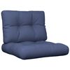 vidaXL Palletkussenset 60x40x12 cm stof marineblauw