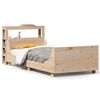 vidaXL Bedframe zonder matras massief grenenhout 75x190 cm