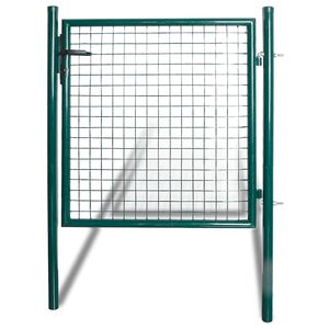 vidaXL Enkele deur 100x100 cm gepoedercoat staal