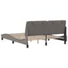 vidaXL Bedframe zonder matras stof taupe 160x200 cm