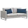 vidaXL Sofa Kussens 2 stuks Blauw 80 x 40 cm Stof