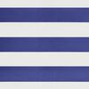 vidaXL Luifel uittrekbaar 5x3 m stof en aluminium blauw en wit
