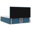 vidaXL Ottoman bed met matrassen 160x200cm fluweel donkerblauw