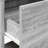 vidaXL Nachtkastje met lade 51x31x47 cm grijs sonoma eikenkleurig
