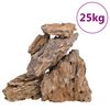 vidaXL Drakenstenen gemengde kleur 25 kg 10-30 cm