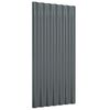 vidaXL Dakpanelen 36 st 80x36 cm gegalvaniseerd staal antracietkleurig