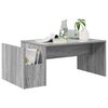 vidaXL Salontafel Grijs Sonoma 90 x 45 x 35 cm Bewerkt hout
