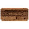 vidaXL Salontafel met LED-verlichting 90x50x40 cm oud houtkleurig